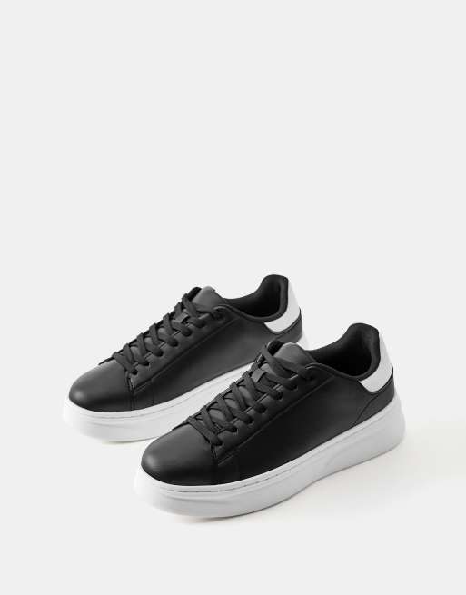 Pull&Bear - Afslappede sneakers med kontrastdetaljer, 2 af 4