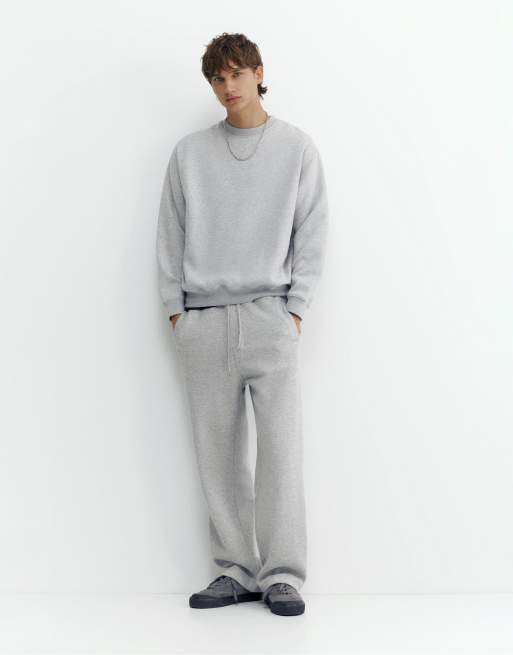 Pull&Bear afslappet sweatshirt i gråmeleret, 4 af 7