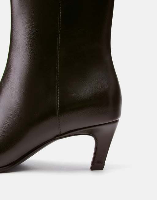 Pull&Bear ankelboots i brunt, 3 av 4
