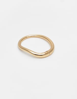 Pull & Bear - Armreif in Goldoptik-Goldfarben