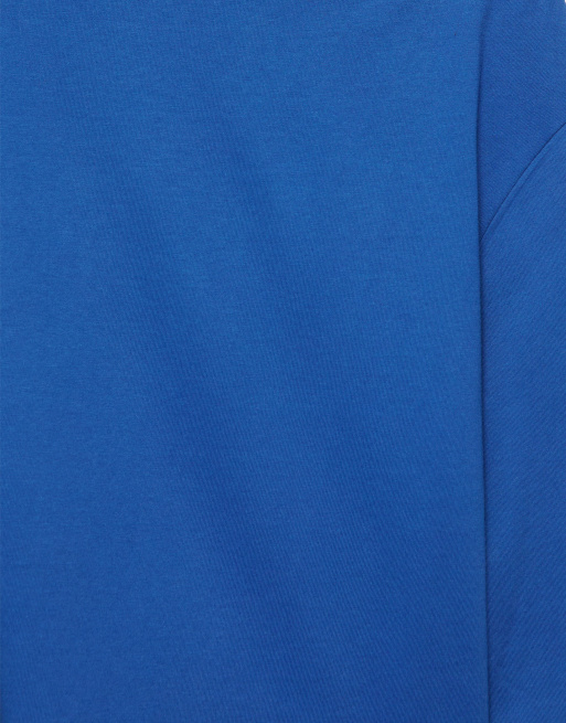 Pull&Bear asymmetrisches Oversize-T-Shirt in Dunkelblau, 6 von 6