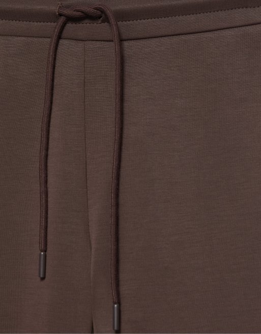 Pull&Bear ausgestellte Hose aus Modal in Braun, 6 von 7