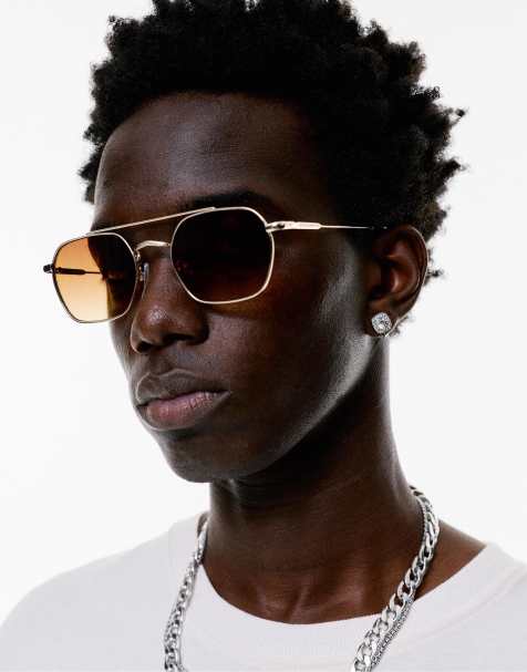 Pull&Bear Aviator sunglasses in others - view 1