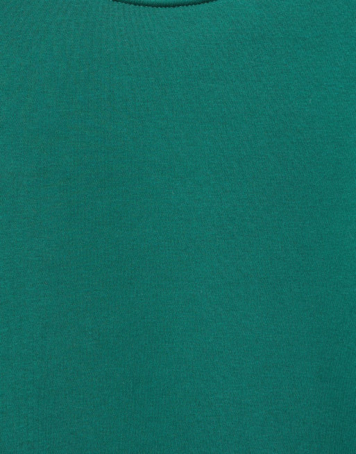 Pull&Bear avslappnad sweatshirt i flaskgrön, 6 av 7