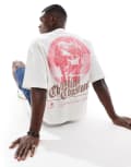 [Pull & Bear] Pull & Bear back graphic t-shirt in white L WHITE