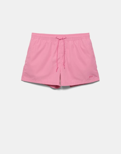 Pull&Bear – Badeshorts in Rosa, 3 von 4