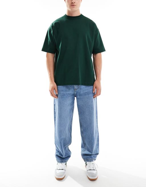 Pull&Bear baggy fit jeans in blue
