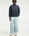 [Pull & Bear] Pull & Bear baggy fit jeans in light blue W30 L32 BLUE