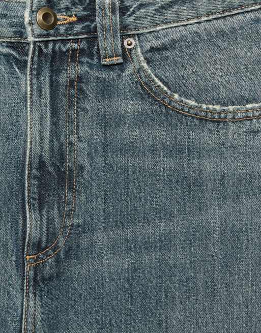 Pull&Bear baggy jeans i balloon fit i neonblå, 7 af 7
