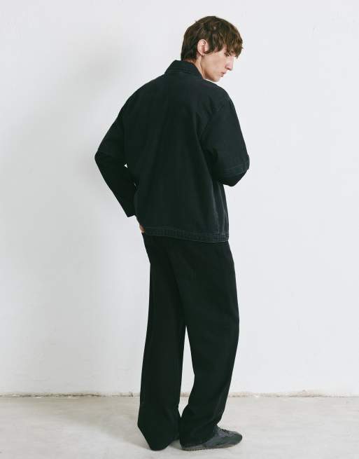 Pull&Bear Baggy jeans in black, 2 of 7