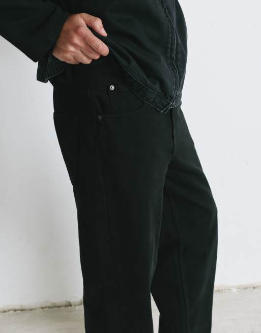 Pull&Bear Baggy jeans in black, 3 of 7