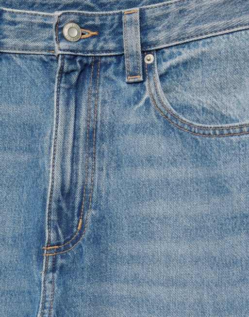 Pull&Bear - Baggy jeans in blauw, 5 van 7