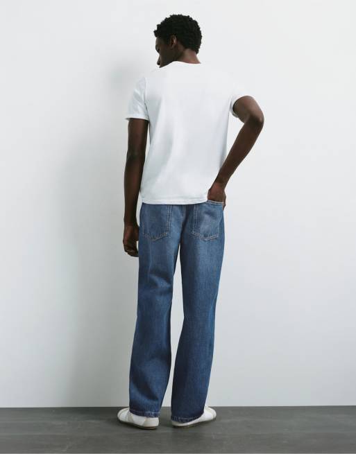 Pull&Bear Baggy jeans in dark blue, 2 of 7
