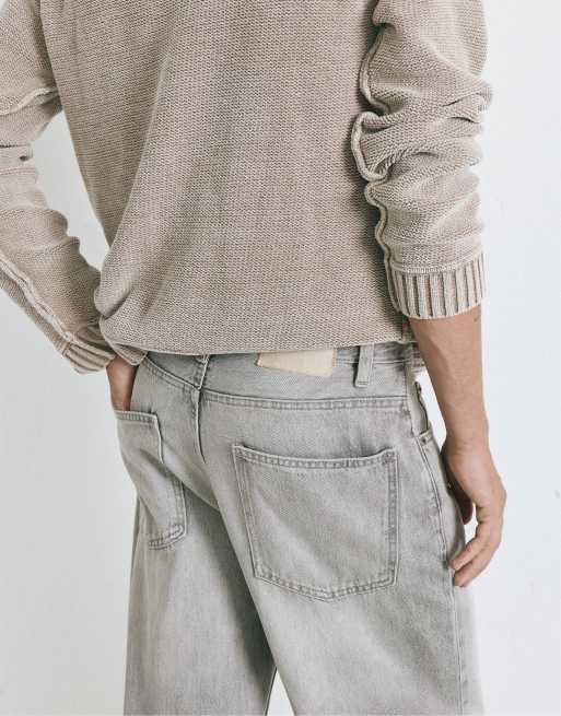 Pull&Bear Baggy jeans in grey, 5 of 7