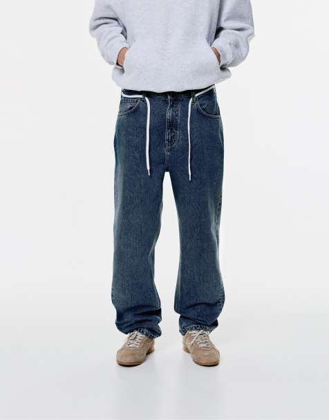Pull&Bear - Baggy jeans in lavendelblauw - view 1