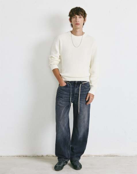 Pull&Bear Baggy jeans in lavender blue - view 1