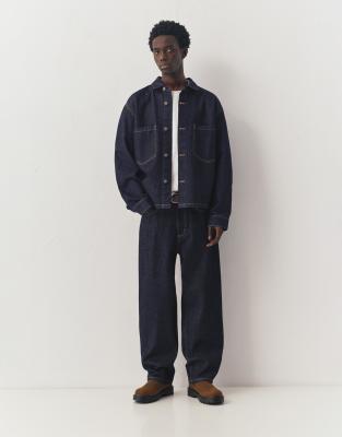 Pull & Bear Baggy Jeans In Blue