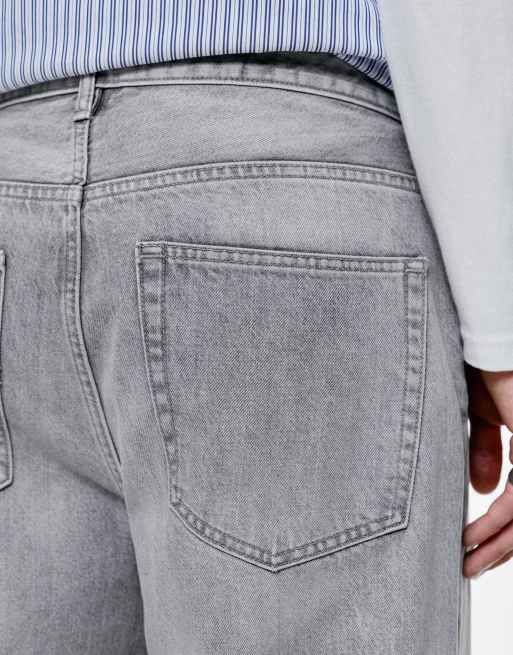 Pull&Bear Baggy jeans in pale grey