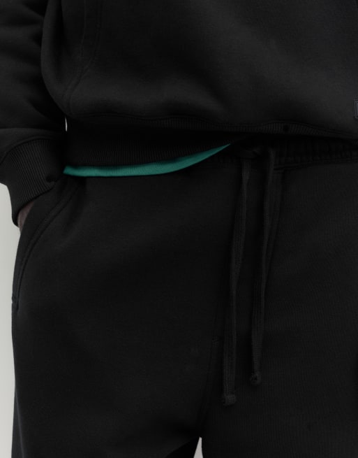 Pull&Bear Baggy joggers in black, 3 of 7