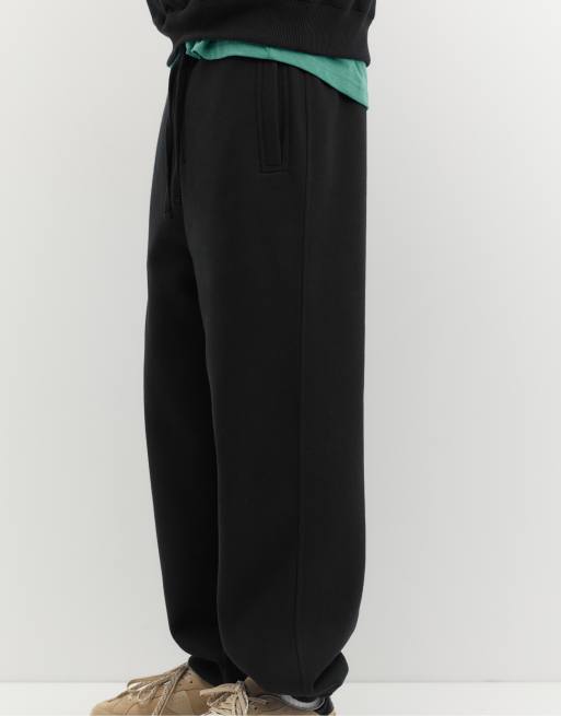 Pull&Bear Baggy joggers in black, 5 of 7