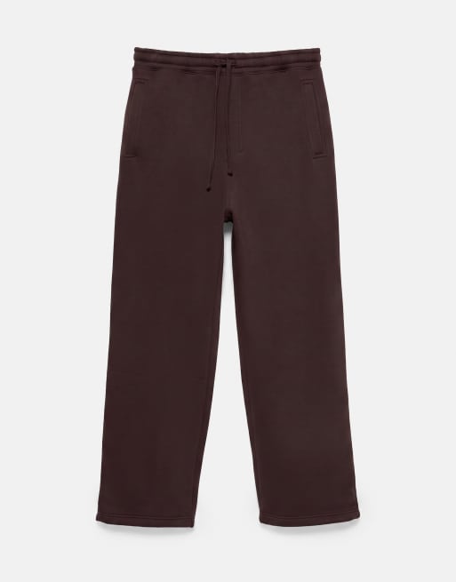 Pull&Bear Baggy joggers in chocolate, 5 of 7
