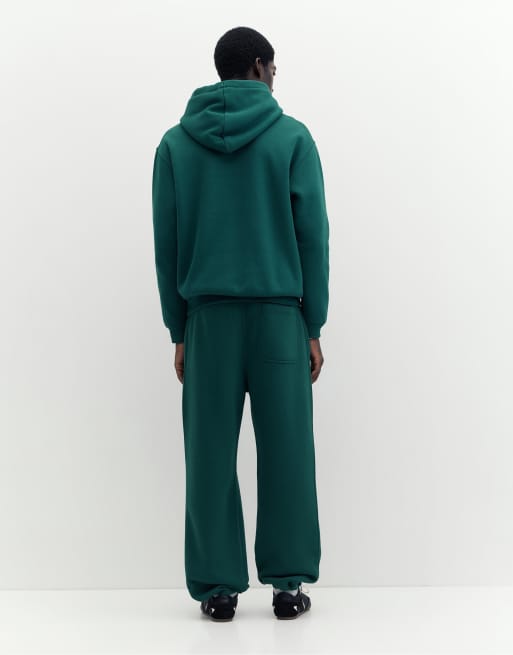Pull&Bear baggy joggingbroek in flesgroen, 2 van 7