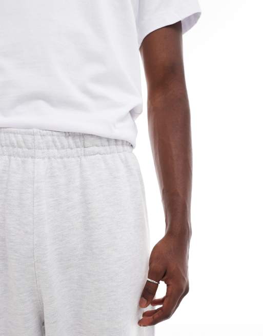 Pull&Bear baggy jogger in grey marl