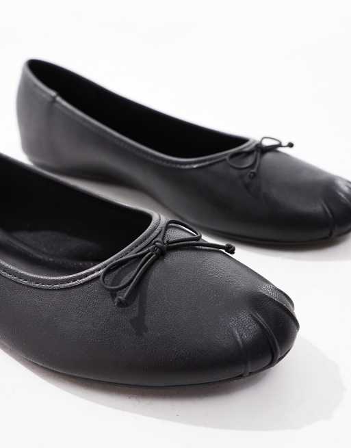Pull&Bear - Ballerines - Noir, 3 de 4