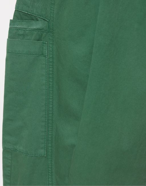Pull&Bear ballon-cargobukser i grøn, 6 af 7