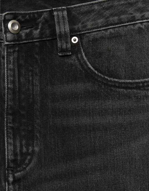 Pull&Bear Balloon fit baggy jeans in faded black, 7 of 7