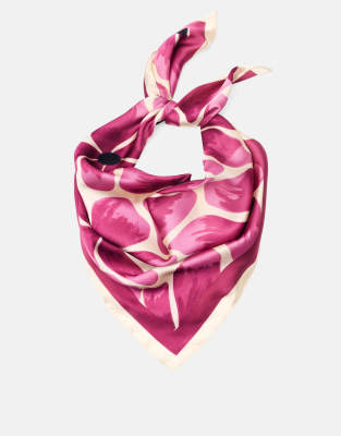 Pull & Bear - Bandana à fleurs - Rose