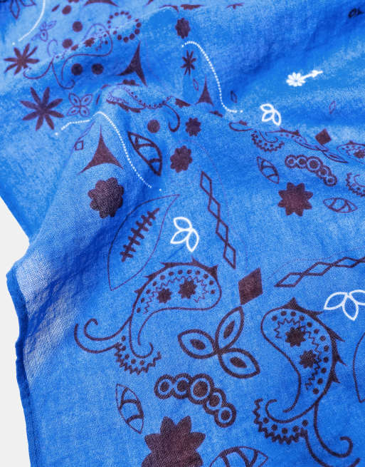 Pull&Bear - Bandana imprimé - Bleu, 3 de 3