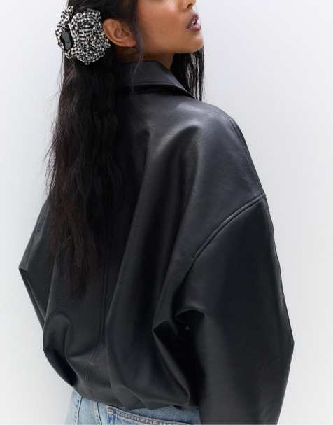 Pull&Bear - Barrette fleur à carreaux vichy - Noir - view 1