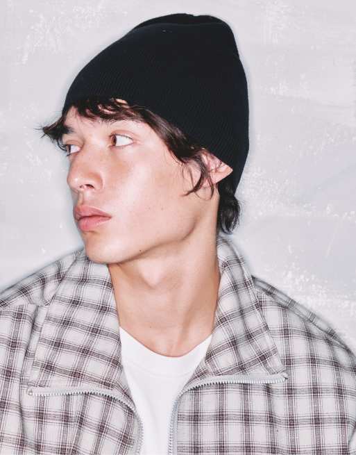 Pull&Bear Basic beanie in black, 2 of 6