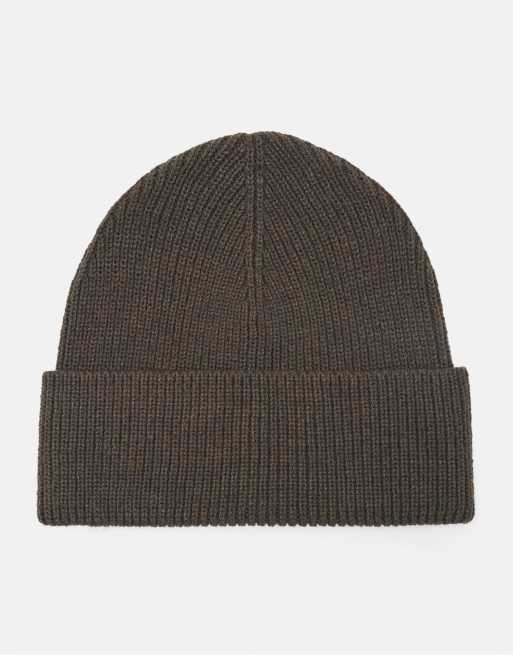 Pull&Bear Basic beanie in bruin, 3 van 5