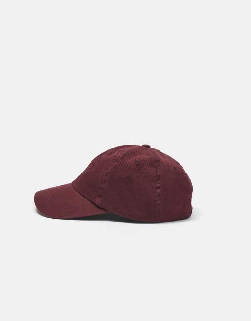 Pull&Bear Basic-Cap in Burgunderrot, 6 von 6