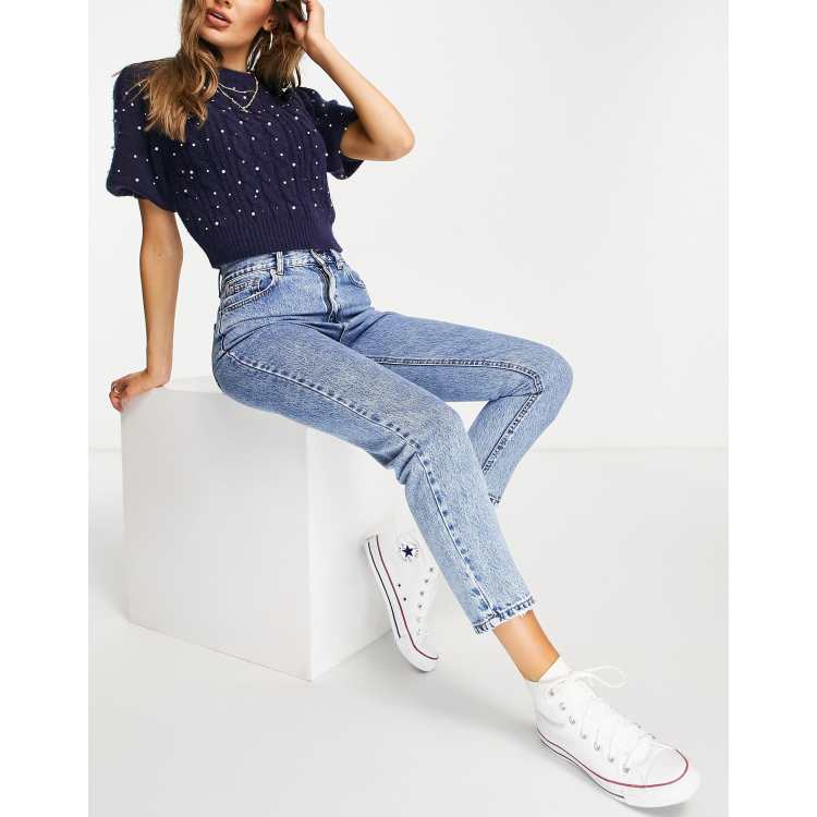 Pull en jean femme new arrivals