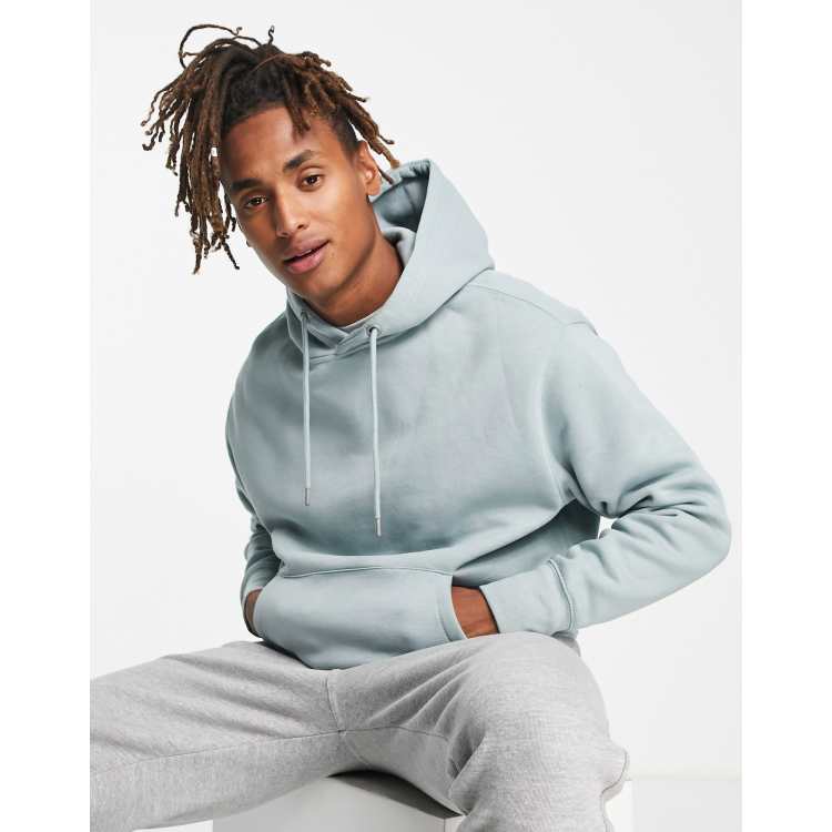 Pull and bear discount light blue hoodie