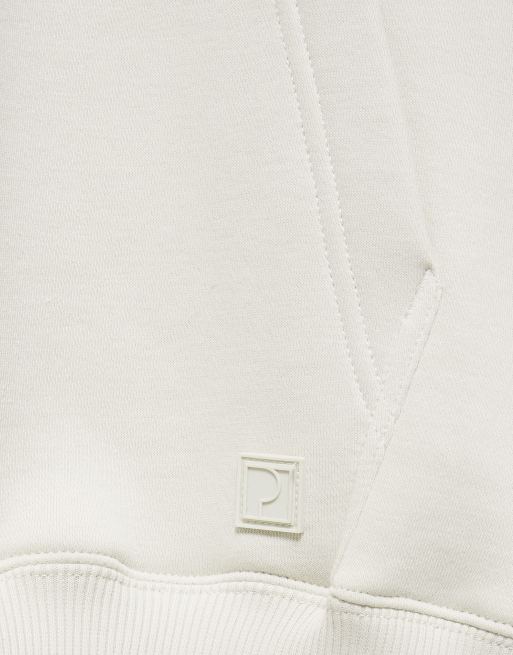Pull&Bear Basic Kapuzenpullover in Aschegrau, 6 von 6