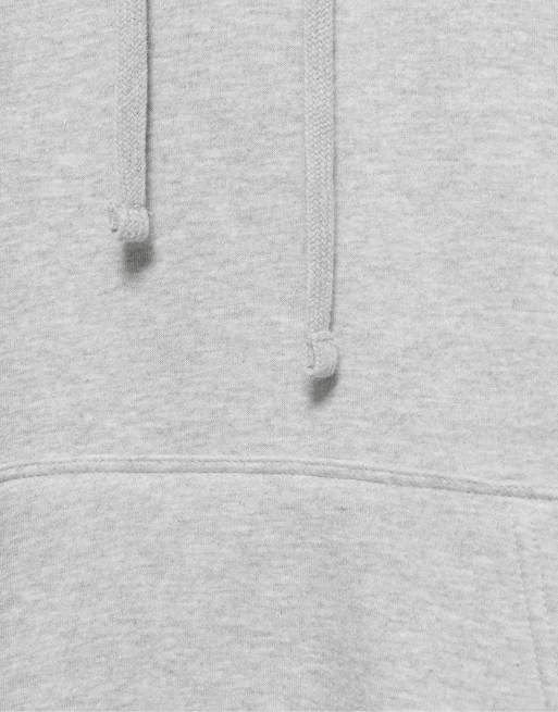 Pull&Bear Basic Kapuzenpullover in Graumeliert, 6 von 7