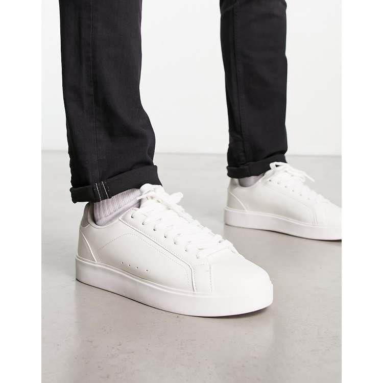 Pull and bear hot sale white trainers