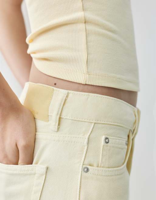 Pull&Bear basic linne i ljusgul, 3 av 7