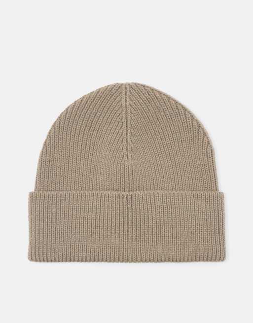Pull&Bear basic mössa i taupe, 3 av 5