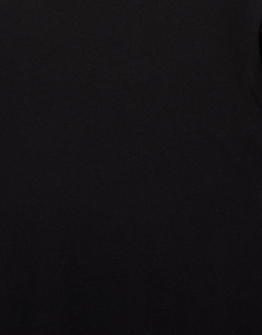 Pull&Bear Basic muscle fit t-shirt in black, 7 of 7