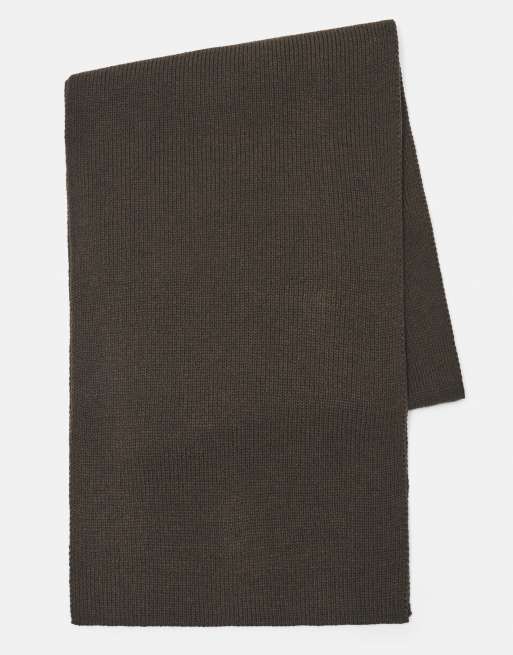 Pull&Bear Basic scarf in brown, 2 of 4