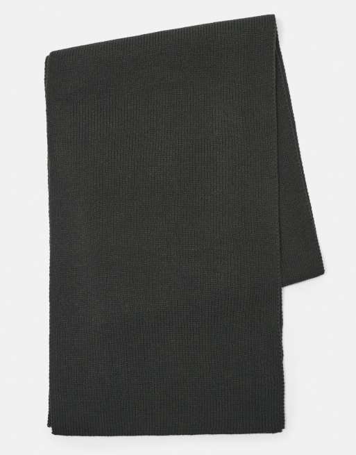 Pull&Bear Basic-Schal in dunklem Anthrazit, 2 von 4