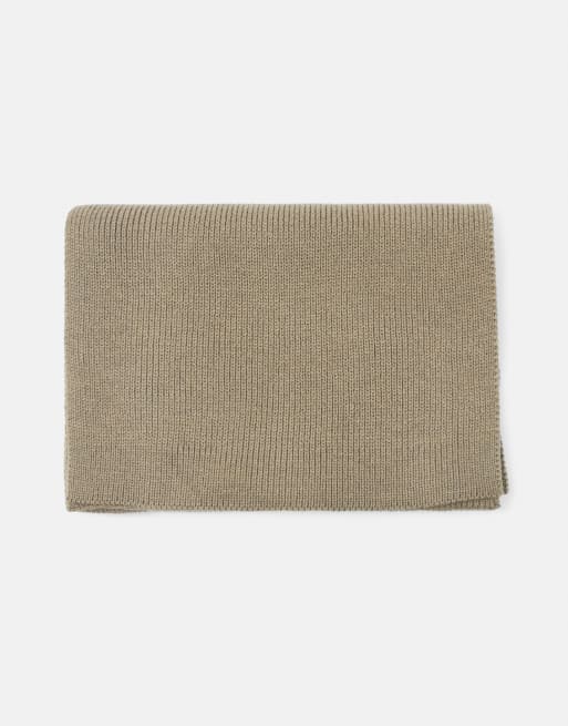 Pull&Bear Basic-Schal in Taupe, 4 von 4