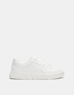 Basic-Sneaker in Weiß Weiß 39