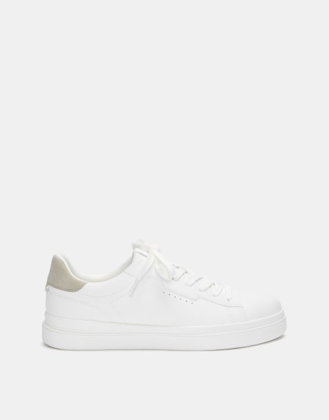 Pull&Bear Basic sneakers in white - view 1