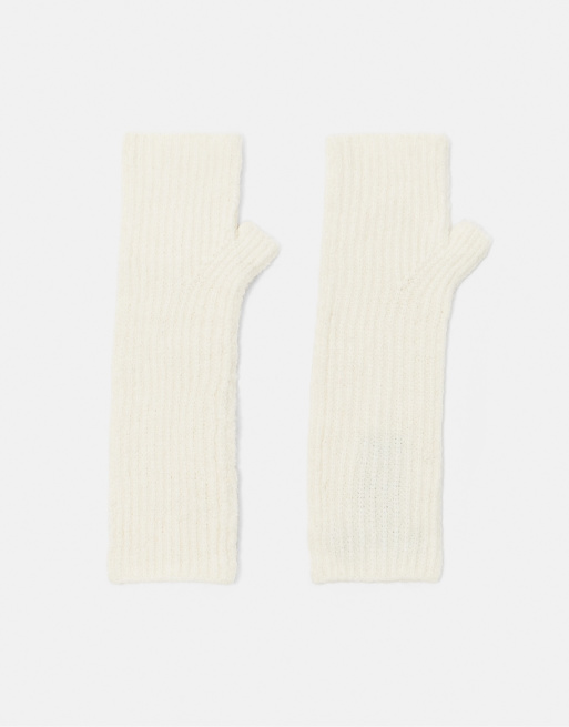 Pull&Bear basic stickade vantar i beige, 2 av 4